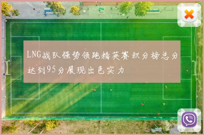 LNG战队强势领跑精英赛积分榜总分达到95分展现出色实力